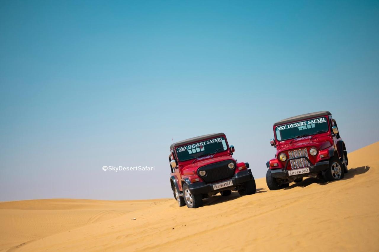 Sky Desert Safari Camp Jaisalmer Bagian luar foto