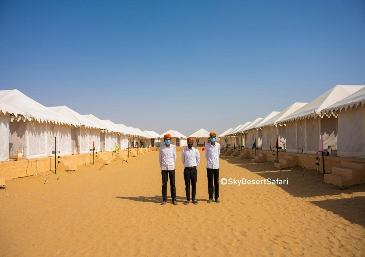 Sky Desert Safari Camp Jaisalmer Bagian luar foto