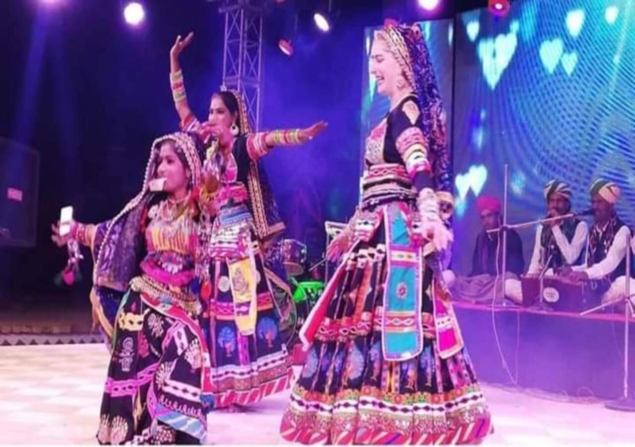 Sky Desert Safari Camp Jaisalmer Bagian luar foto