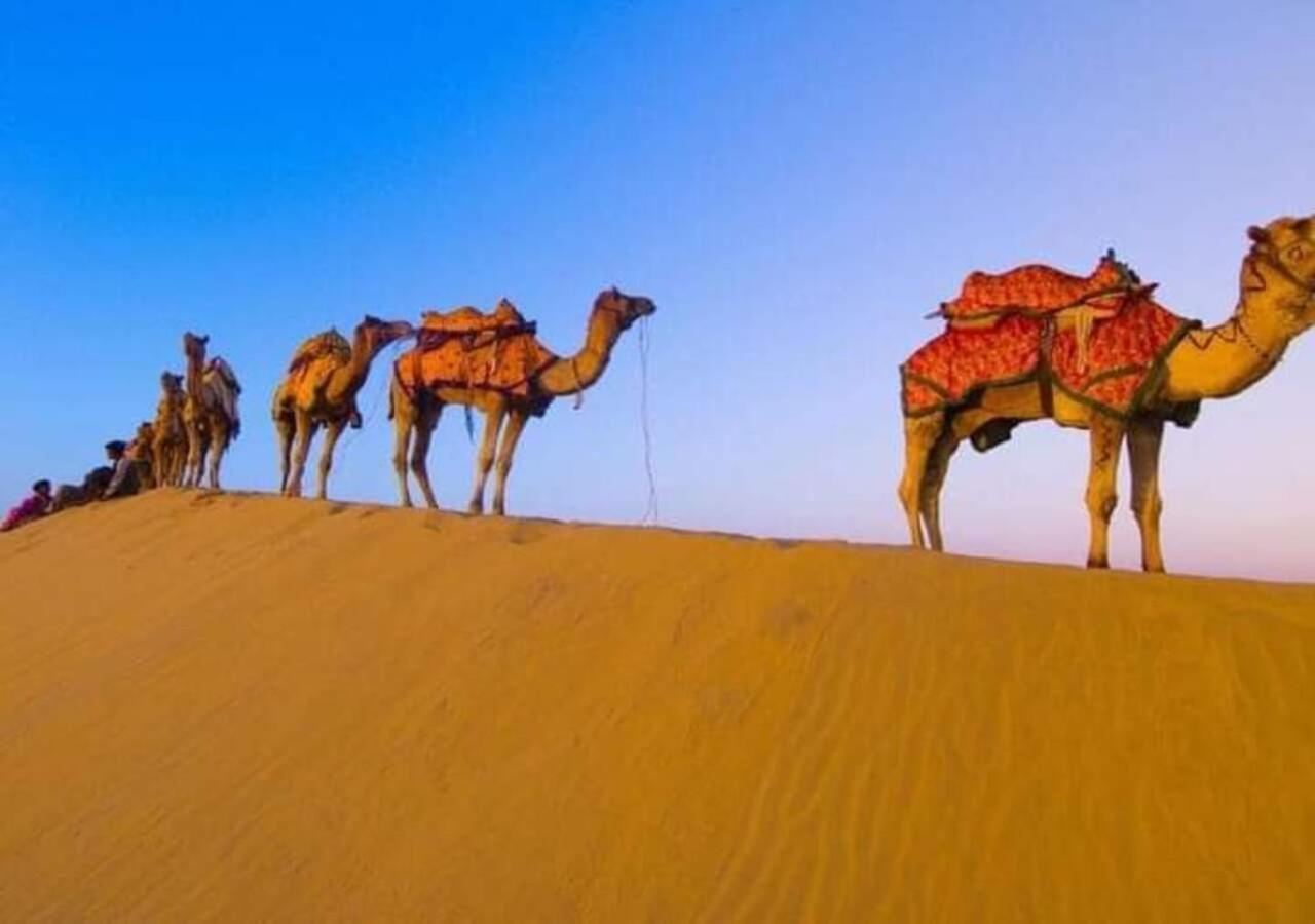 Sky Desert Safari Camp Jaisalmer Bagian luar foto
