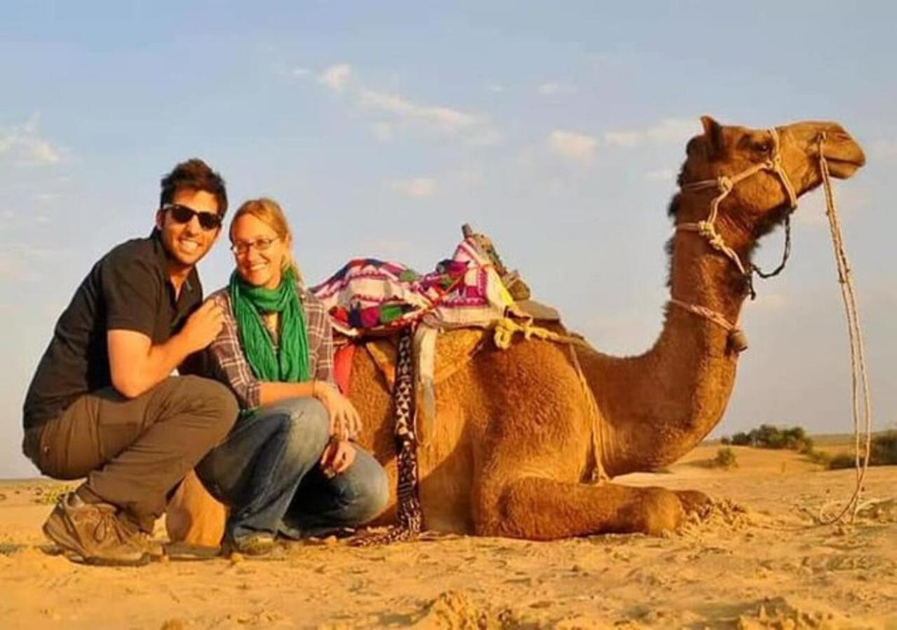 Sky Desert Safari Camp Jaisalmer Bagian luar foto