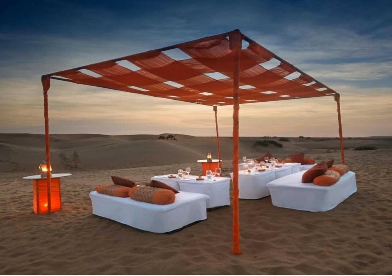 Sky Desert Safari Camp Jaisalmer Bagian luar foto
