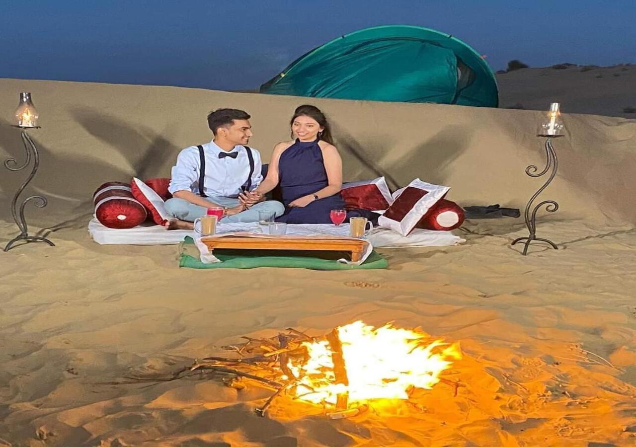 Sky Desert Safari Camp Jaisalmer Bagian luar foto