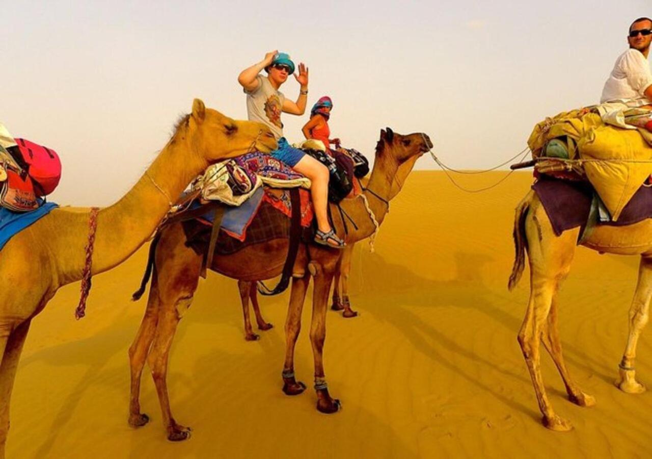 Sky Desert Safari Camp Jaisalmer Bagian luar foto