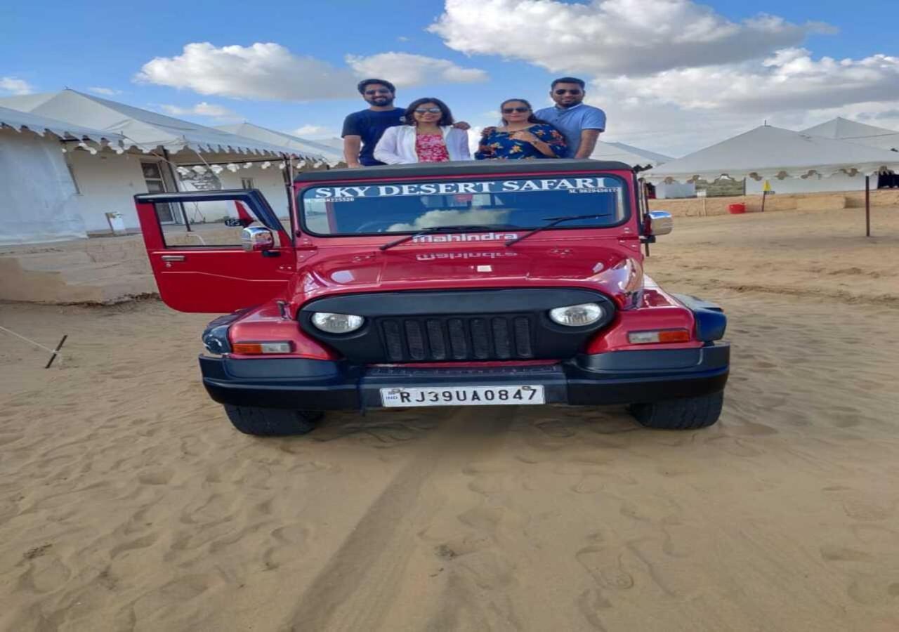 Sky Desert Safari Camp Jaisalmer Bagian luar foto