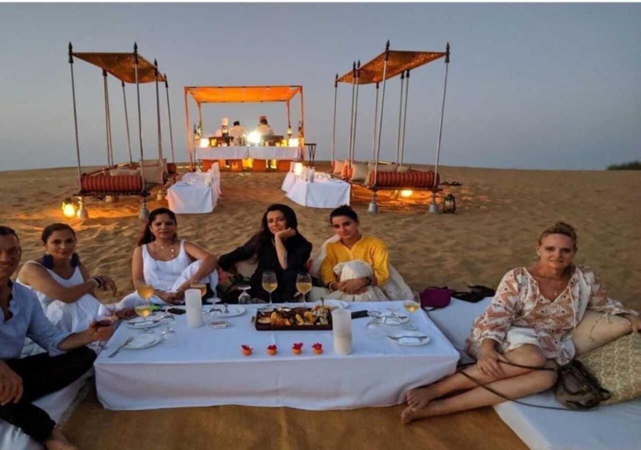 Sky Desert Safari Camp Jaisalmer Bagian luar foto