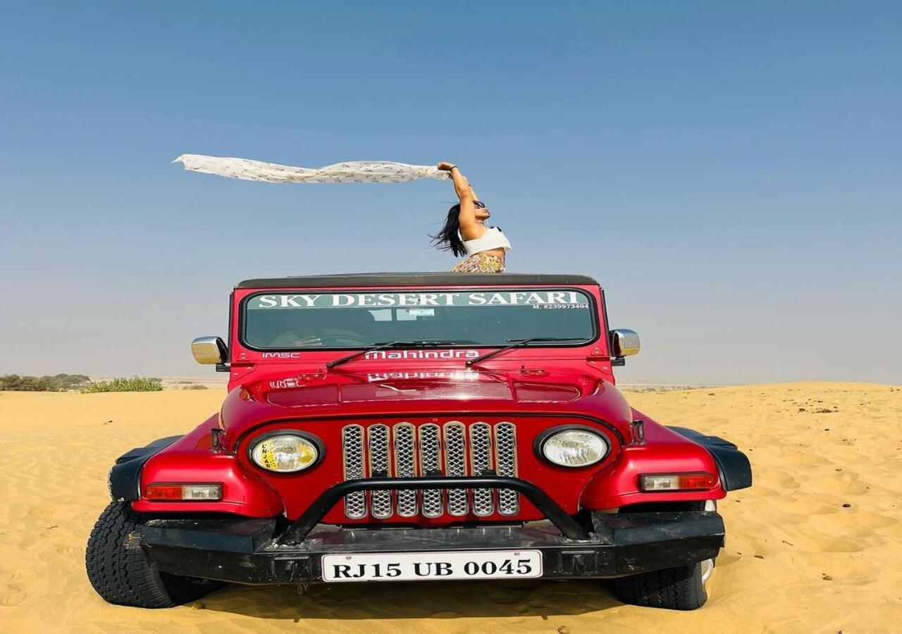 Sky Desert Safari Camp Jaisalmer Bagian luar foto
